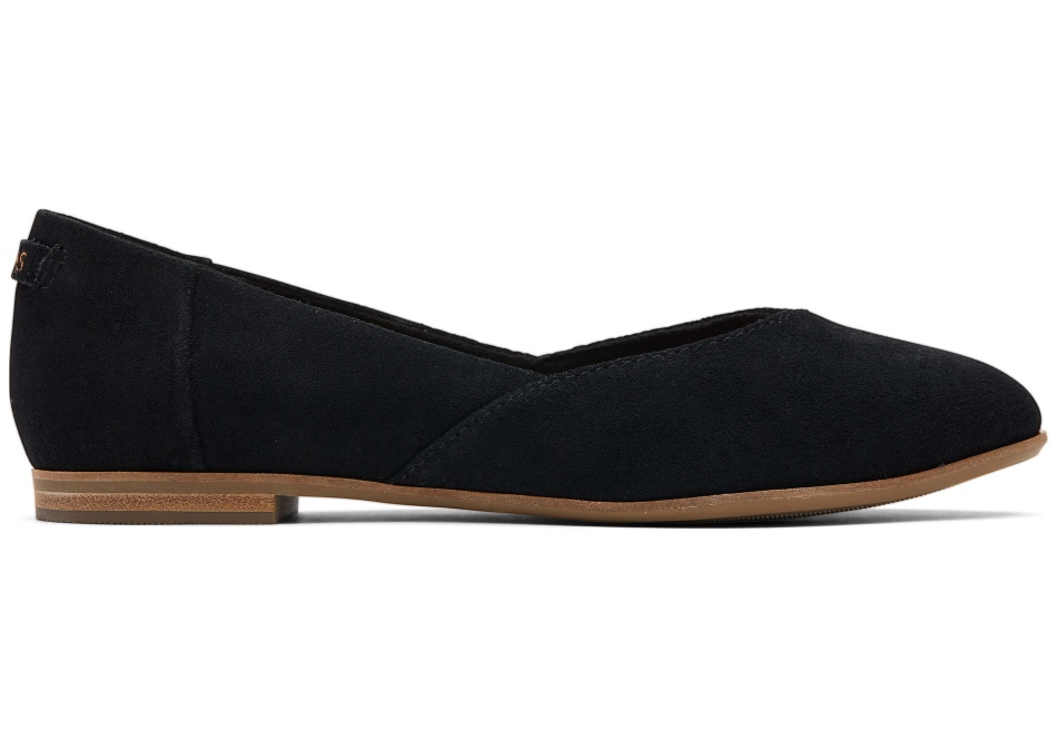 Toms Jutti Neat Flat True Black