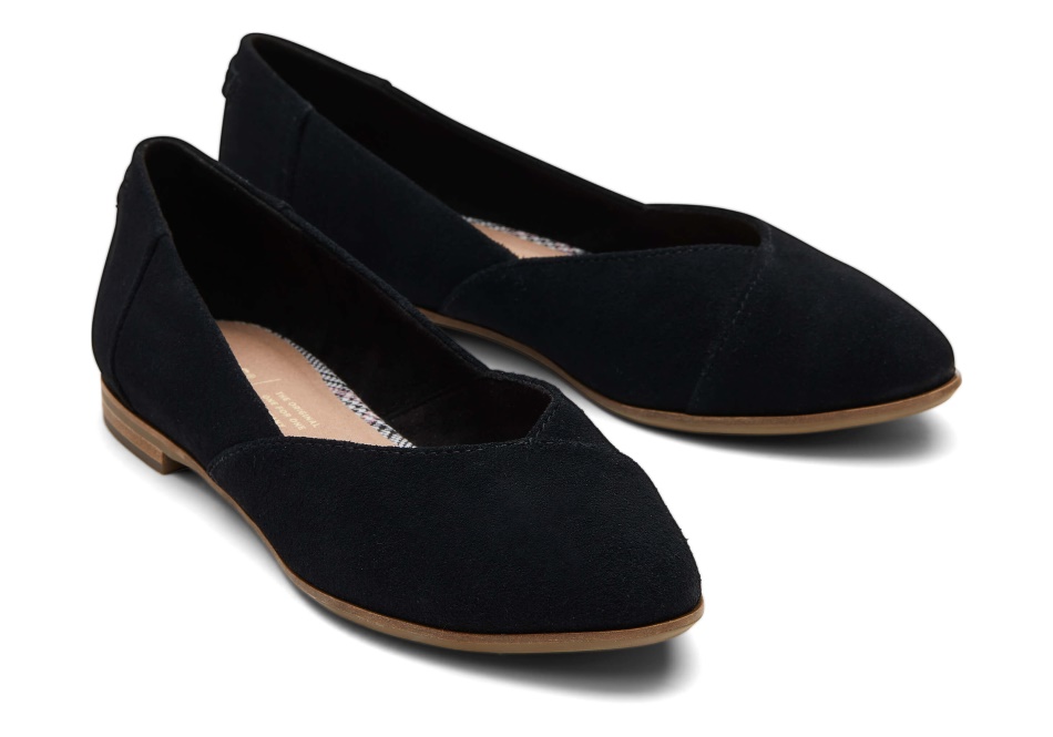 Toms Jutti Neat Flat True Black