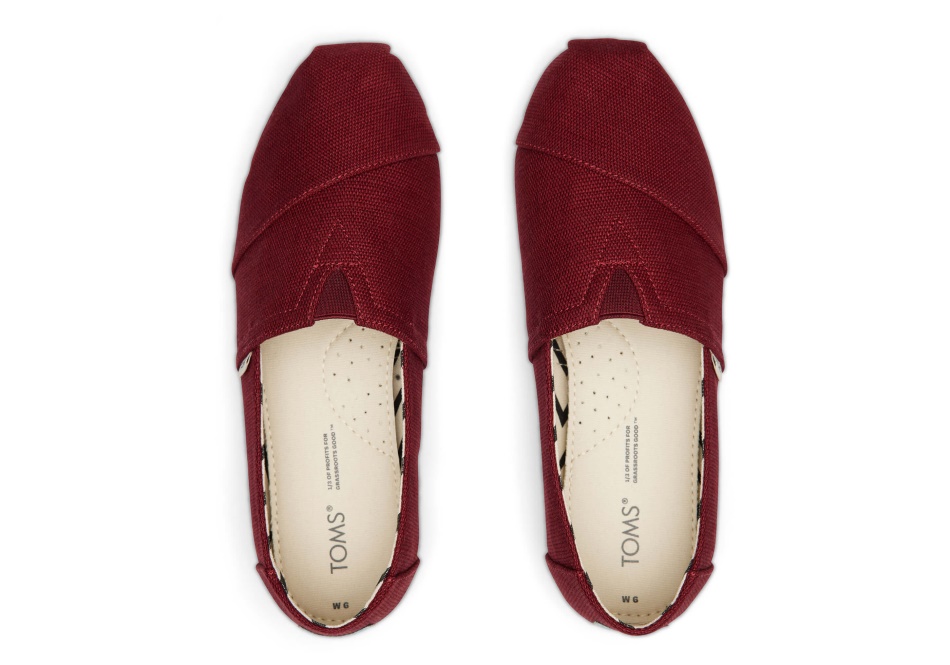 Toms Alpargata Heritage Canvas Black Cherry
