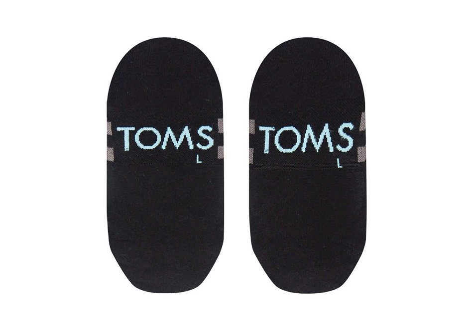 Toms Ultimate No Show Socks Black Black