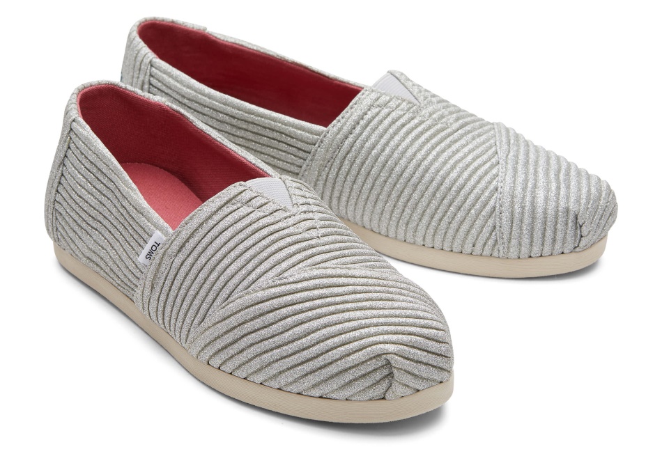 Toms Alpargata Glimmer Silver Glimmer