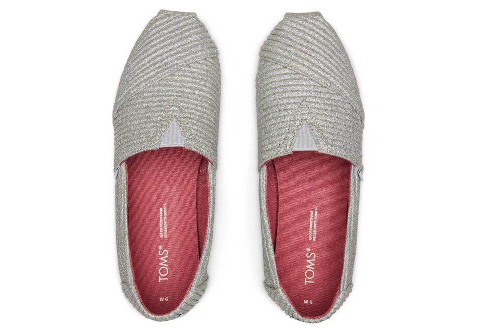 Toms Alpargata Glimmer Silver Glimmer
