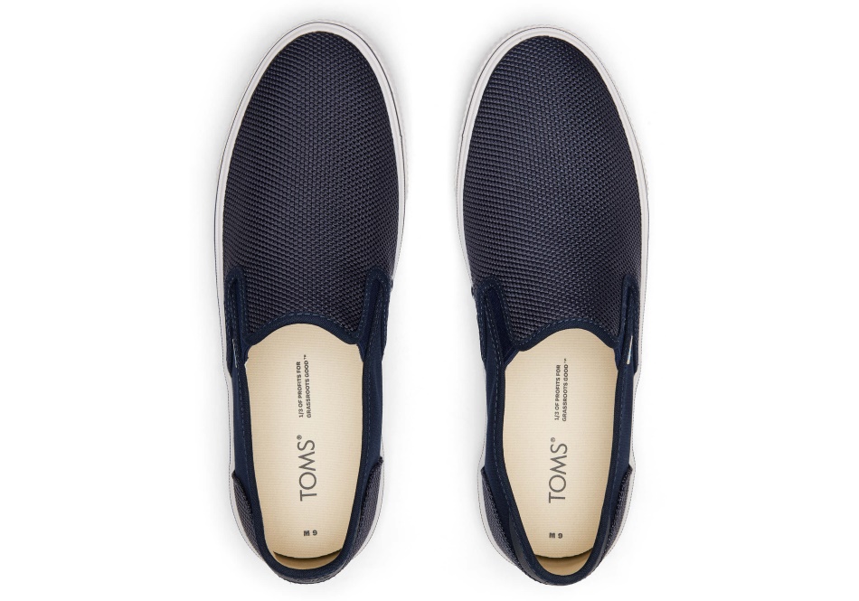 Toms Baja Slip On Deep Navy