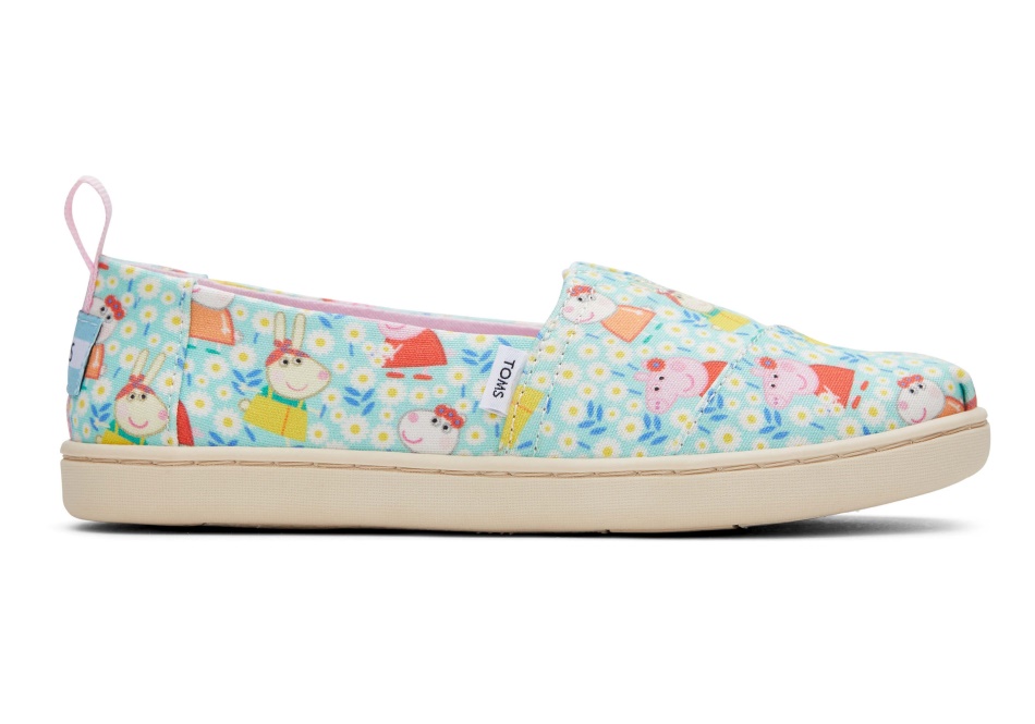 Toms Toms X Peppa Pig Youth Alpargata Light Jade