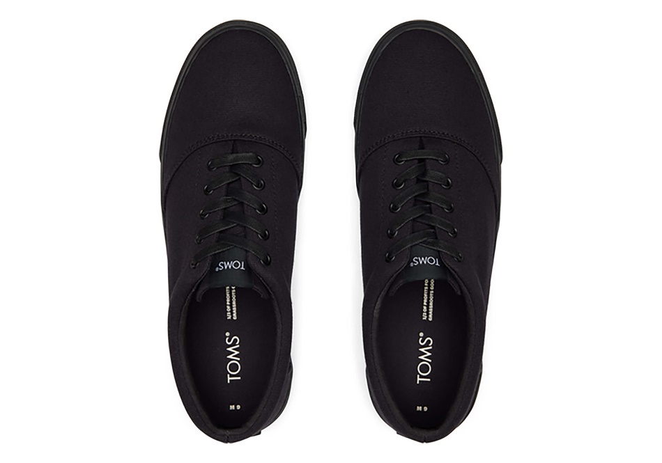 Toms Fenix Black-Black Lace Up