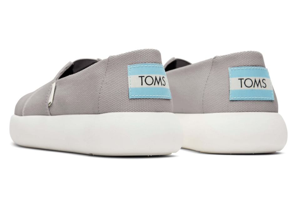 Toms Mallow Heritage Canvas Drizzle Grey