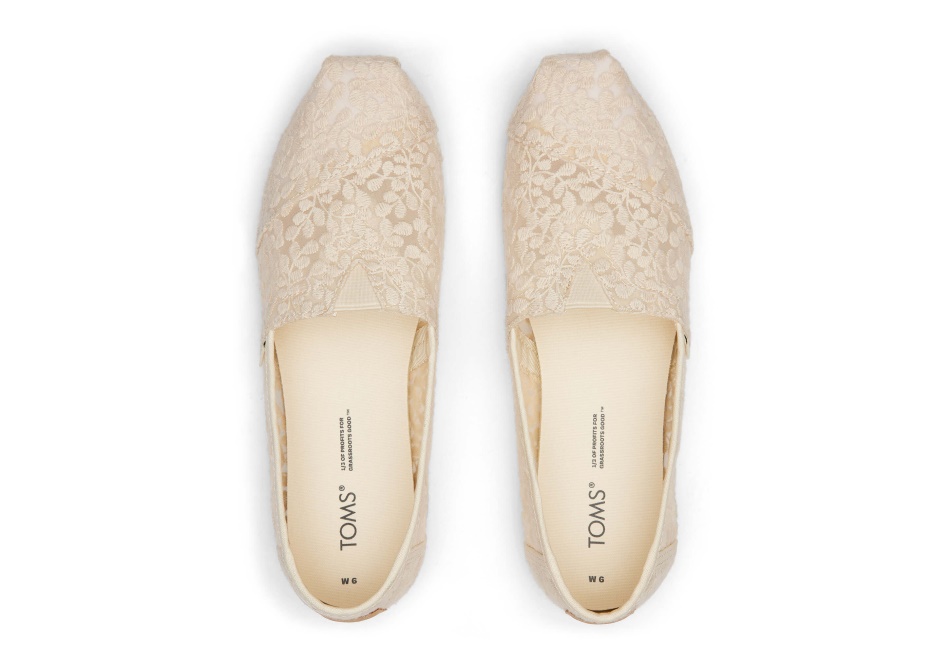 Toms Botanical Lace Alpargata Natural