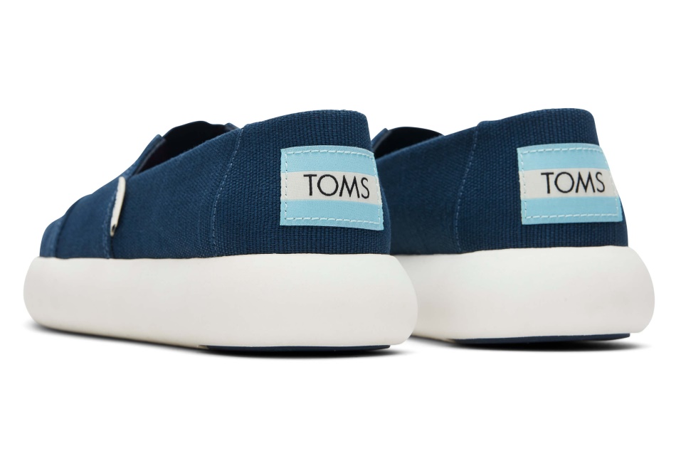 Toms Mallow Heritage Canvas Majolica Blue