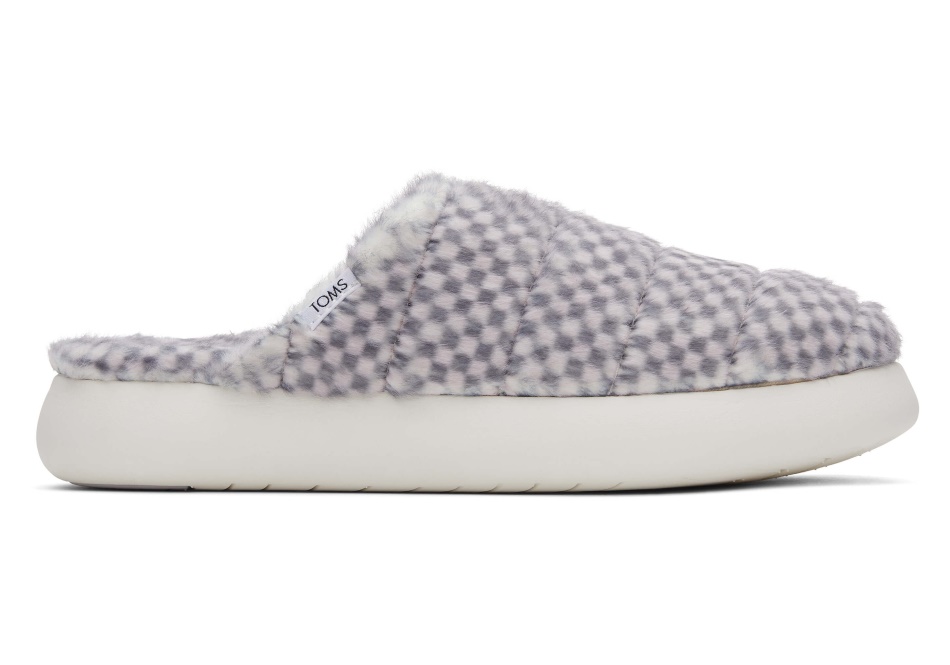 Toms Mallow Mule Grey Mohair