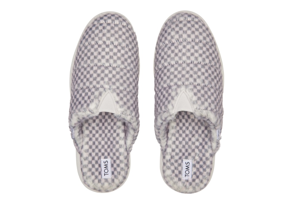 Toms Mallow Mule Grey Mohair