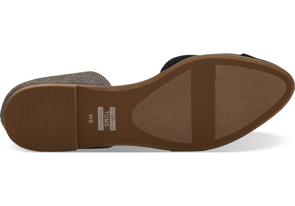 Toms Jutti D'Orsay Flat Black