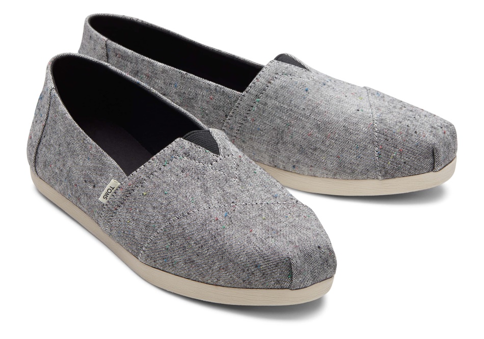 Toms Linen Alpargata Black