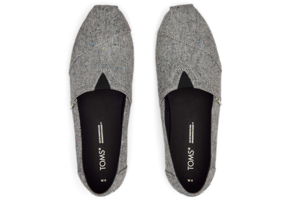 Toms Linen Alpargata Black