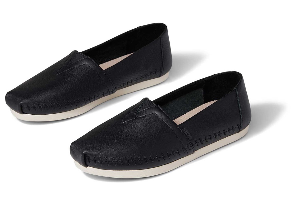 Toms Alpargata Leather Black
