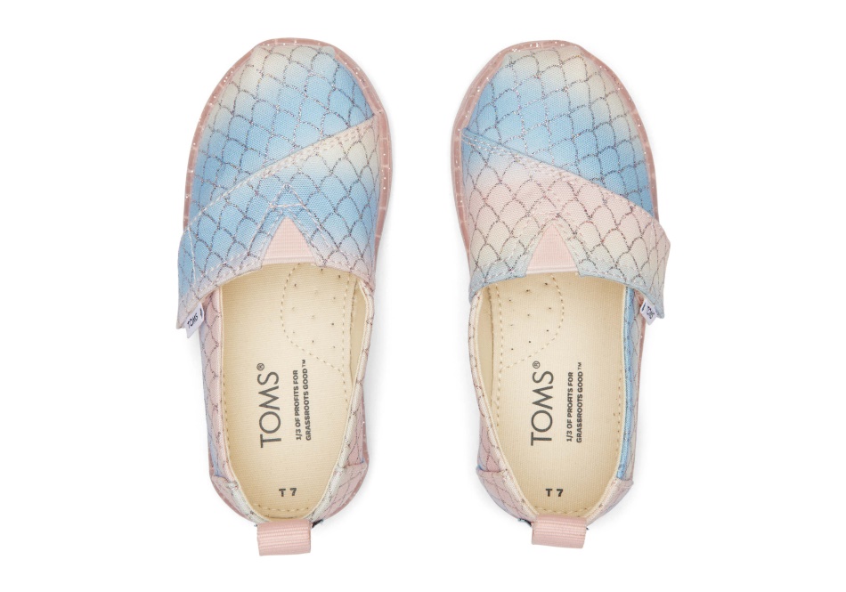 Toms Mermaid Alpargata Pink Multi