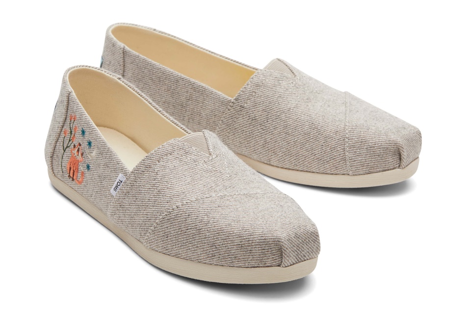 Toms Alpargata Fox Natural Twill