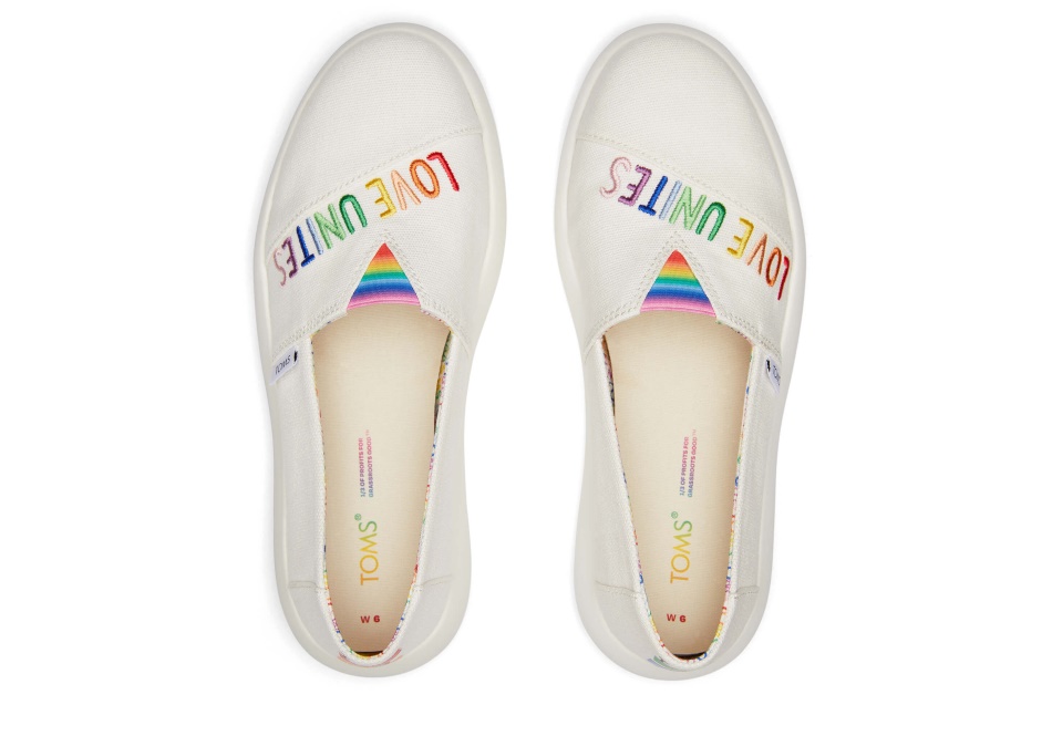 Toms Unity Pride Mallow Rainbow Embroidery