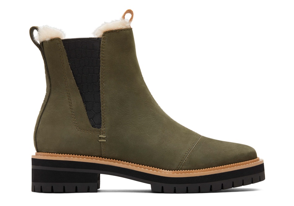 Toms Dakota Bootie Tarmac Olive